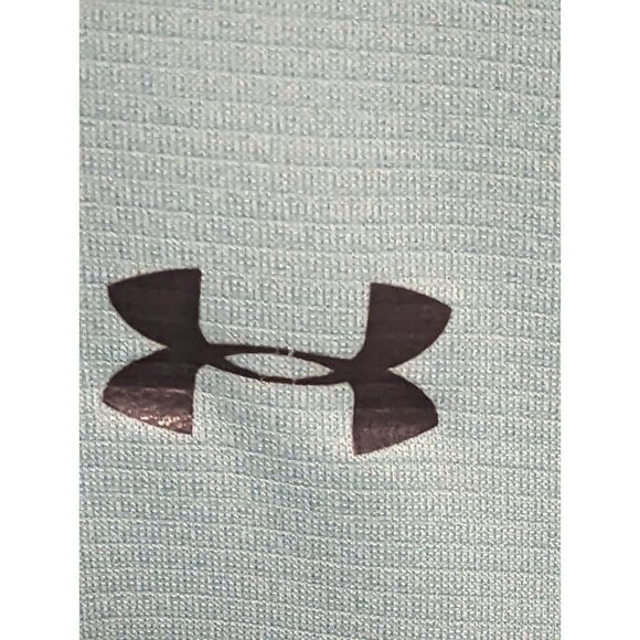 Under Armour Sky Blue Mens Polo Short Sleeve Shirt Size 2XL Loose Fit Heatgear - Picture 2 of 14